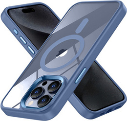 Etui Magnetyczne do Magsafe do iPhone 15 Pro Max, niebieskie