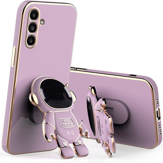 Etui do Samsung Galaxy A56 5G, Astronaut, fioletowe