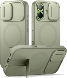 Etui do iPhone 17, Suritch Shockproof, do MagSafe – zielone