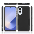 Etui pancerne do Samsung Galaxy S25 Edge, Dual Shockproof, czarne