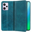 Etui do Xiaomi Redmi Note 12 Pro+ 5G, Wallet Litchi Leather, zielone