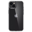 Etui Spigen do iPhone 13, Ultra Hybrid, Crystal Clear, przezroczyste + szkło