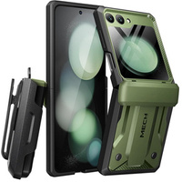 Etui do Samsung Galaxy Z Flip5, Tongate MECH Series, zielone