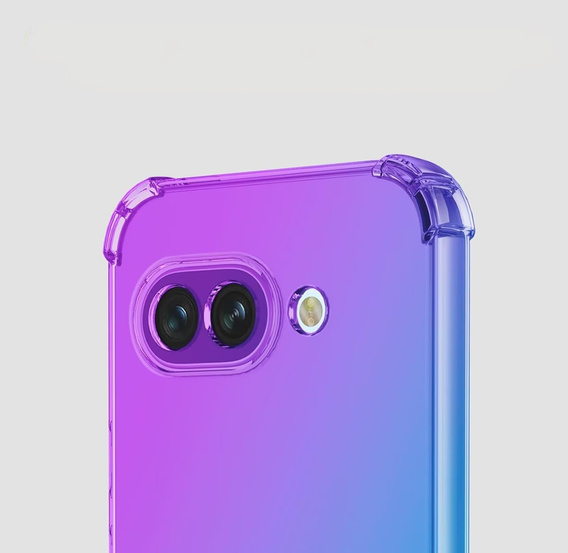 Etui Gradient Dropproof do Google Pixel 9A, Fioletowe / niebieskie
