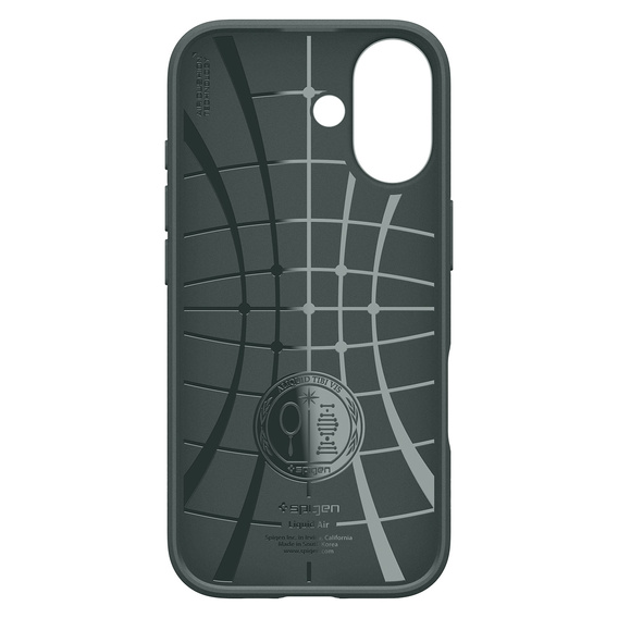 Etui Spigen do iPhone 17, Liquid Air, Abyss Green