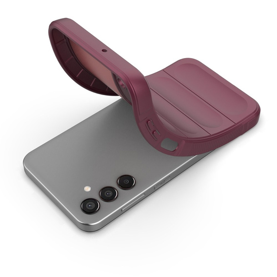 Etui do Samsung Galaxy M15 5G, Gaming Shockproof, bordowe