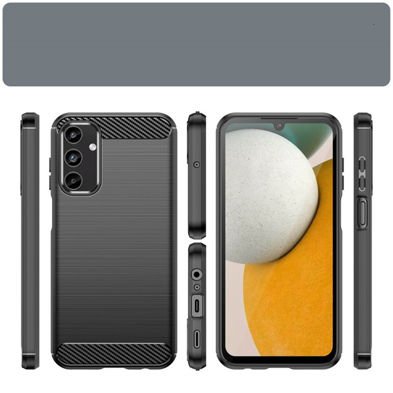 Etui do Samsung Galaxy A15 4G / 5G, Carbon, czarne