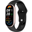 2x Pasek Silikonowy do Xiaomi Smart Band 10 / 9 / 8, Czarny, Różowy