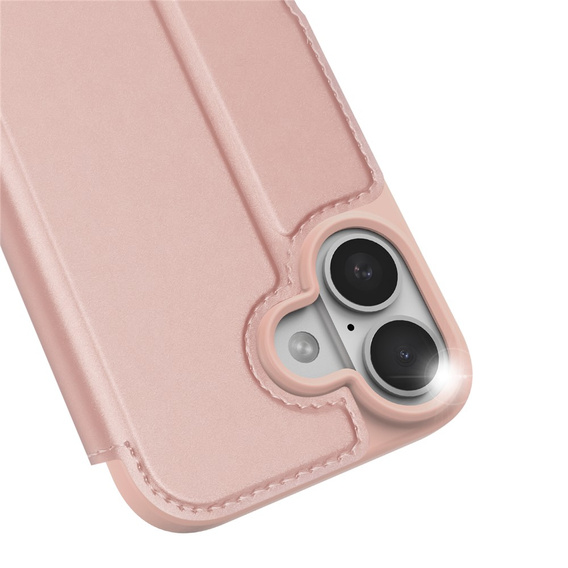 Etui z klapką Dux Ducis do iPhone 17, Skin Pro, różowe