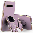 Etui do Samsung Galaxy S10 Plus, Astronaut, fioletowe