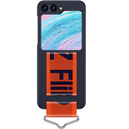 Etui do Galaxy Z Flip 5, Strap Cover, czarne