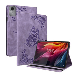 Etui do Lenovo Idea Tab 11", Butterfly, fioletowe
