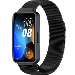 Bransoleta Milanese do Huawei Band 8 / Huawei Band 9 / Huawei Band 10, Czarna