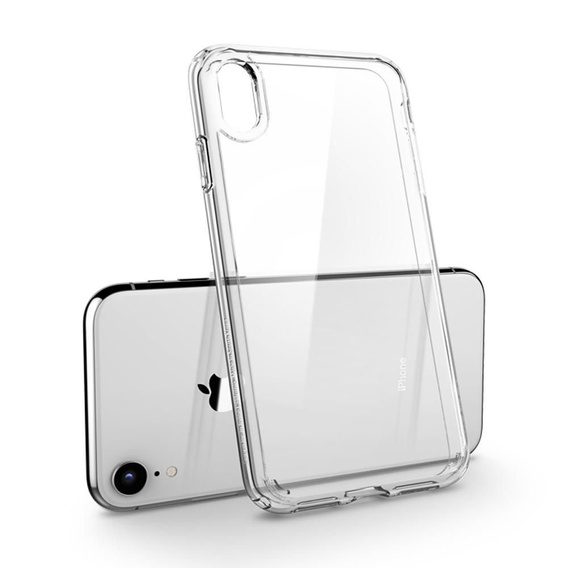 Etui Spigen do iPhone XR, Ultra Hybrid, Crystal Clear, przezroczyste