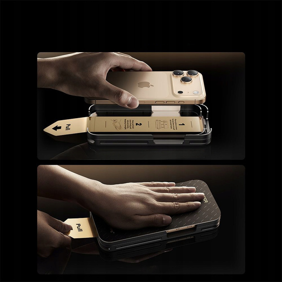 Szkło Hartowane ESR UltraFit Armorite Pro do iPhone 17 Pro, czarne