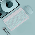 Zestaw bezprzewodowa klawiatura z myszką Bluetooth, zielony