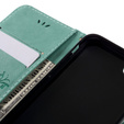 Etui z klapką do iPhone 7/8/SE 2020/SE 2022, Butterfly, zielone
