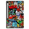 Etui z nadrukiem do Samsung Galaxy Tab S10 FE+ Plus – styl i ochrona w jednym - graffiti