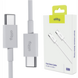 Allity AUC-03 USB-C – USB-C 1.0 m 60W, szybkie ładowanie - biały 