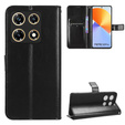 Etui z klapką do Infinix Note 30 Pro 4G, Crazy Horse Wallet, czarne