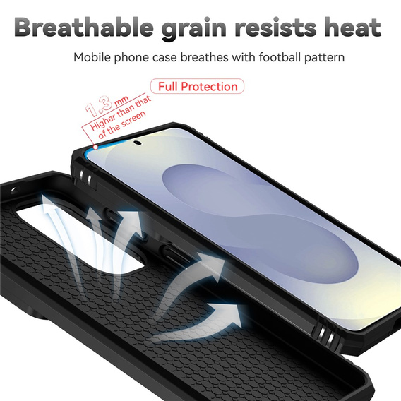 Etui pancerne do Samsung Galaxy S26 Plus, CamShield Slide, czarne