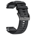 Pasek Silikonowy QuickFit do Garmin Fenix 22mm, Czarny