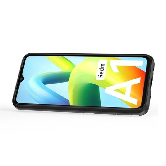 Etui do Xiaomi Redmi A1 4G / A2 4G, Kickstand Ring, czarne