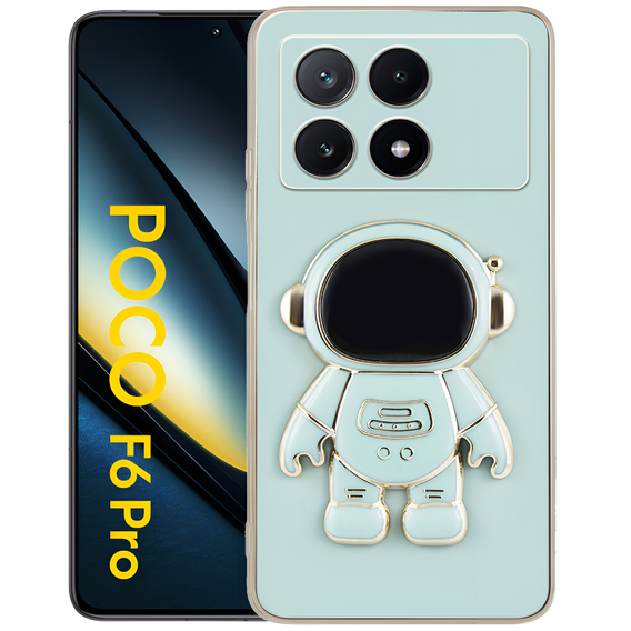 Etui do Xiaomi Poco F6 Pro, Astronaut, zielone