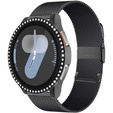 Pasek Bransoleta Milanese + Etui do Samsung Galaxy Watch 7 44mm, Czarna