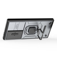 Etui KickStand Camera Lens do Samsung Galaxy S24 Ultra, szare