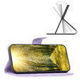 Etui z klapką do OnePlus 12 5G, Wallet, BINFEN COLOR, fioletowe