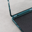 Etui do Xiaomi Redmi Note 12 Pro+ Plus 5G, ERBORD Glass Armor Leather, niebieskie