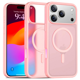 Etui do iPhone 17 Pro Max, Matt Case, do MagSafe, matowe różowe