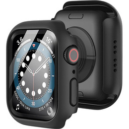 Etui + Szkło 2w1 do Apple Watch 7/8/9 41mm, Czarny
