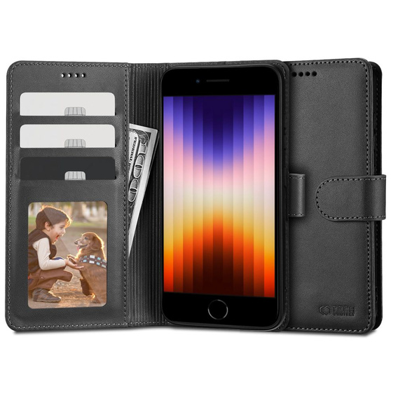 Etui Wallet 2 do iPhone 7/8/SE 2020/SE 2022, Tech-Protect, Black