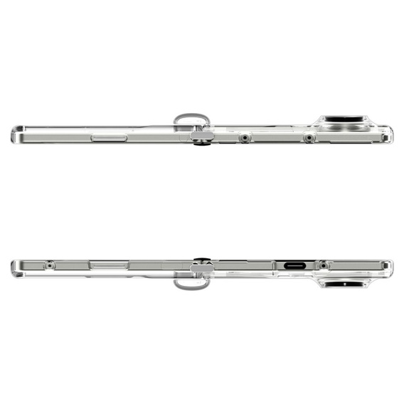 Etui Spigen do Samsung Galaxy Z Fold7, Ultra Hybrid Pro Mag MagSafe, Clear / White
