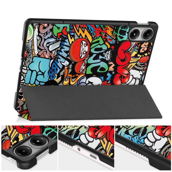 Etui do Xiaomi Redmi Pad Pro / Xiaomi Poco Pad, Smartcase, graffiti