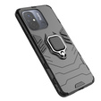 Etui do Xiaomi Redmi 12C, Kickstand Ring, czarne