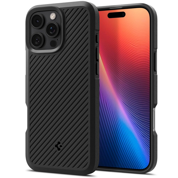 Etui Spigen do iPhone 16 Pro, Core Armor, Czarne