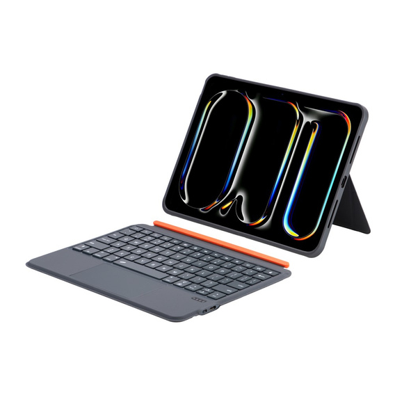 Etui z klawiaturą Bluetooth do iPad 11" 2025 A16 (11 gen.) / iPad 10.9" 2022 (10 gen.) – czarne