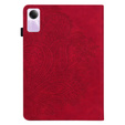 Etui do Xiaomi Redmi Pad SE 11", Flowers, czerwone