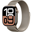 Bransoleta do Apple Watch 1/2/3/4/5/6/7/8/9/10/11/SE Ultra 1/2/3 42/44/45/46/49mm, Szampański złoty