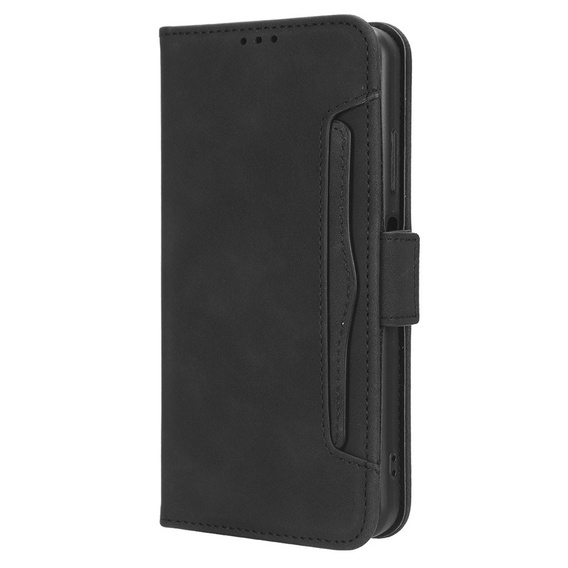 Etui z klapką do Infinix Note 30 VIP, Card Slot, czarne