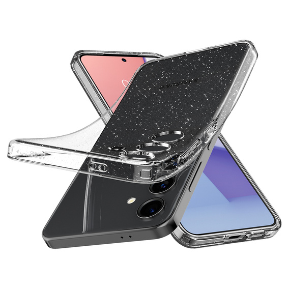 Etui Spigen do Galaxy S24, Liquid Crystal, przezroczyste brokat