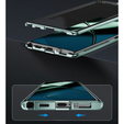 Etui do OnePlus 12 5G, Magnetic Dual Glass, zielone