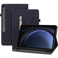 Etui do Samsung Galaxy Tab S9 FE, Wallet Pen Slot, Czarne