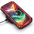 Etui do iPhone 15 Pro, R-JUST, pancerne, czerwone / czarne