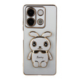 Etui do Xiaomi Redmi Note 13 5G, Rabbit, białe + Szkło Hartowane 9H