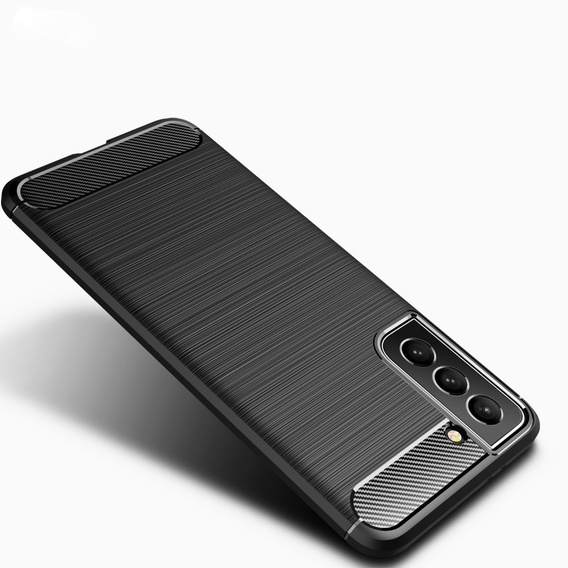 Etui do Samsung Galaxy S22+ Plus, Karbon, czarne