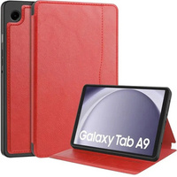 Etui do Samsung Galaxy Tab A9, Business Card, czerwone